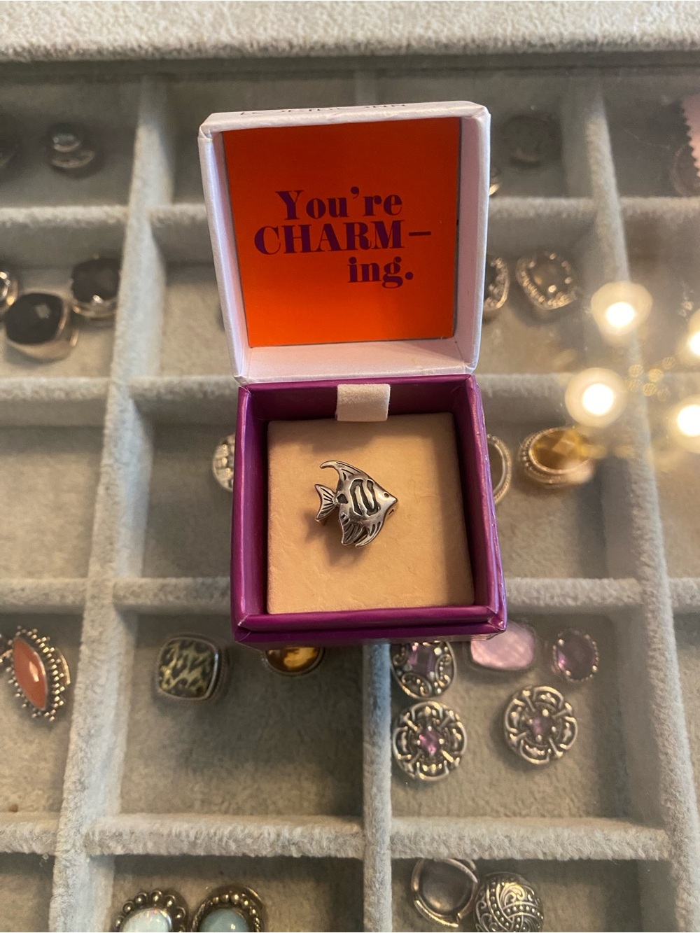 Lori Bonn Sterling Silver Nautical Fish 🐠 slide charm